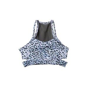 Z By Zella Printed Sports Bra Girls Size S 7-8 Arch Mesh Printed Bra NWT